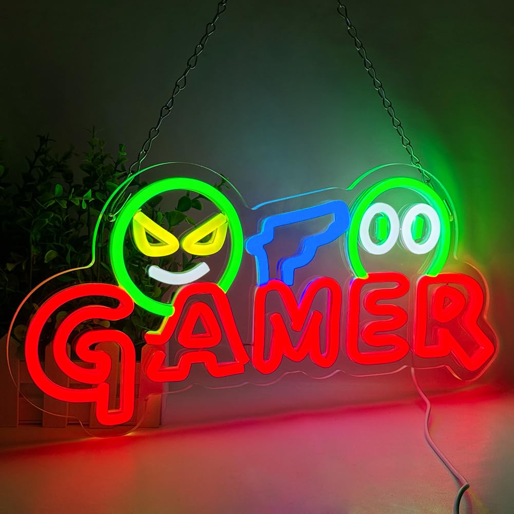 Wedding Led - Lampu Dinding LED Neon Sign Gamer,