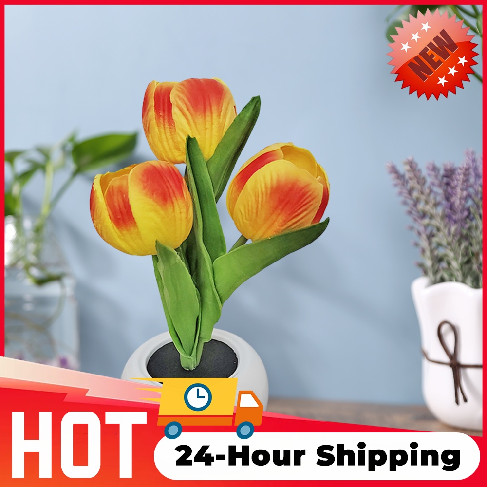 Wedding Led - Lampu Tulip LED Malam Romantis, Lampu
