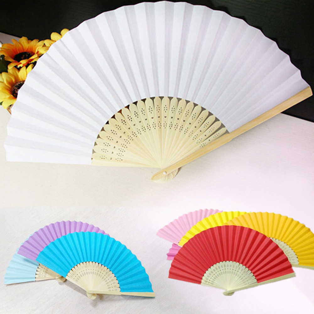 Wedding Supply List - Kipas tangan saku kipas lipat warna