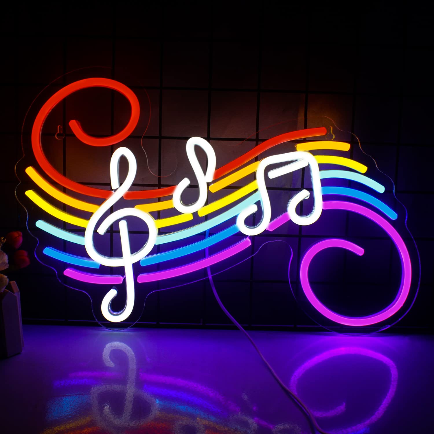 Wedding Led - Lampu Neon Tanda Not Musik, Dapat