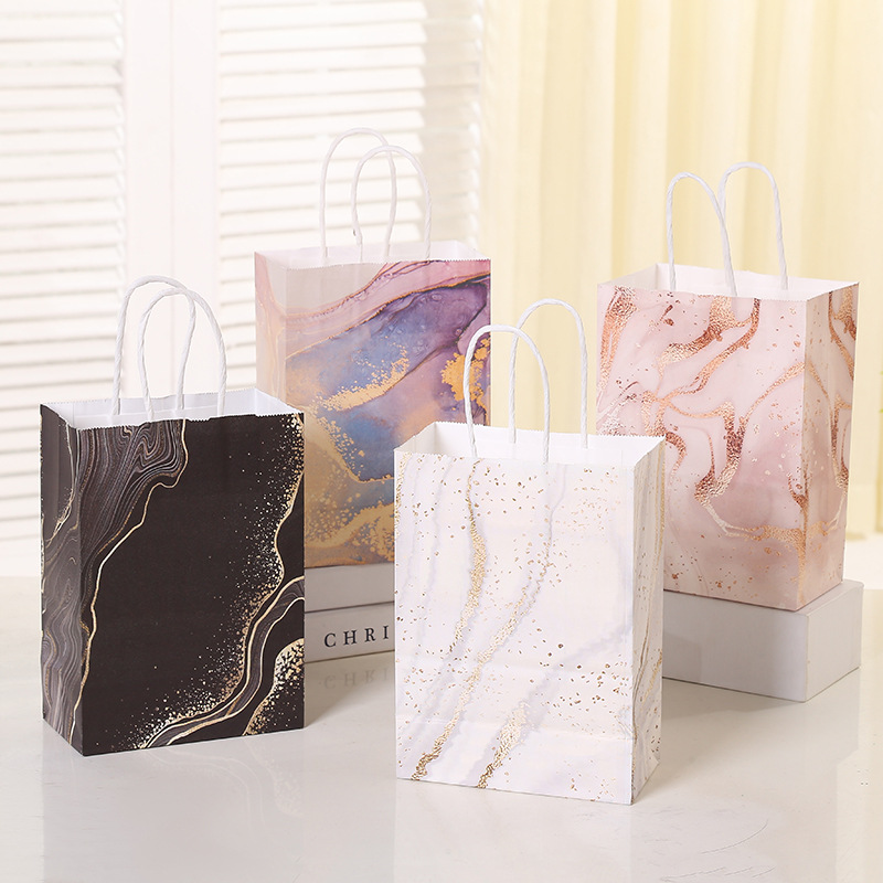 Wedding Supply List - 5 Buah Desain Marmer Kertas Kraft