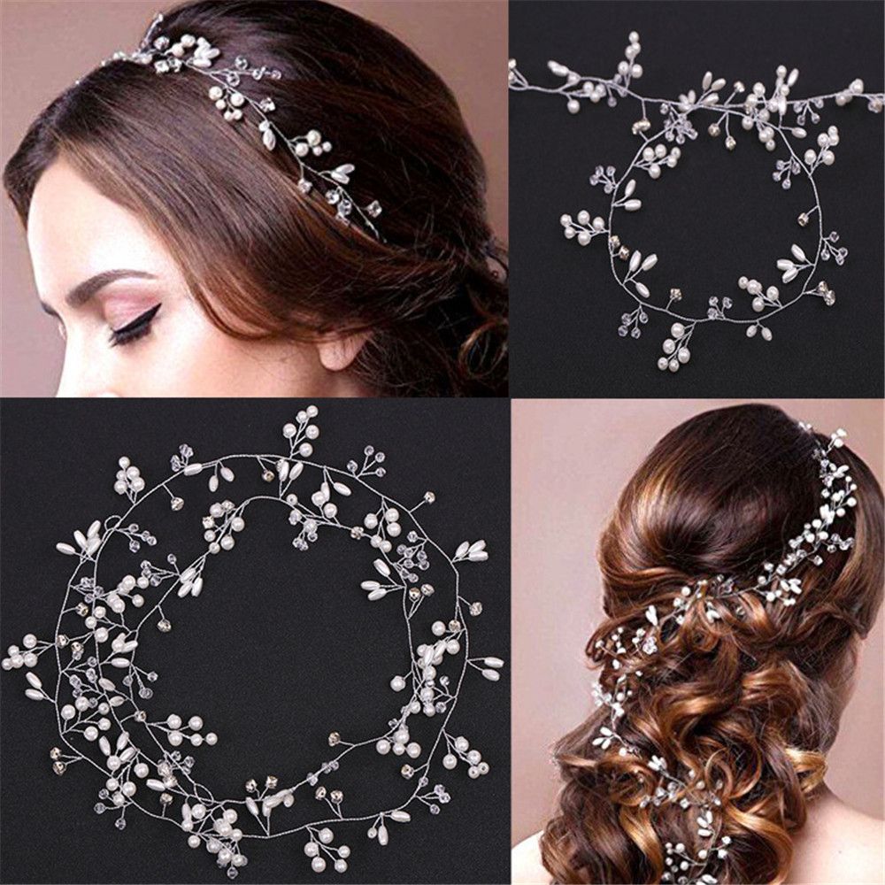 Wedding Supply List - Perhiasan Rambut Pesta Rantai Panjang Hiasan