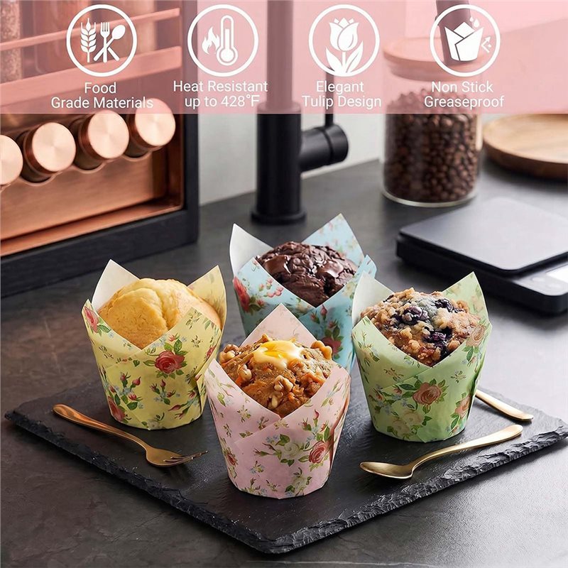 Wedding Cake Supply - A11I Kertas Alas Kue Dessert Cupcake,