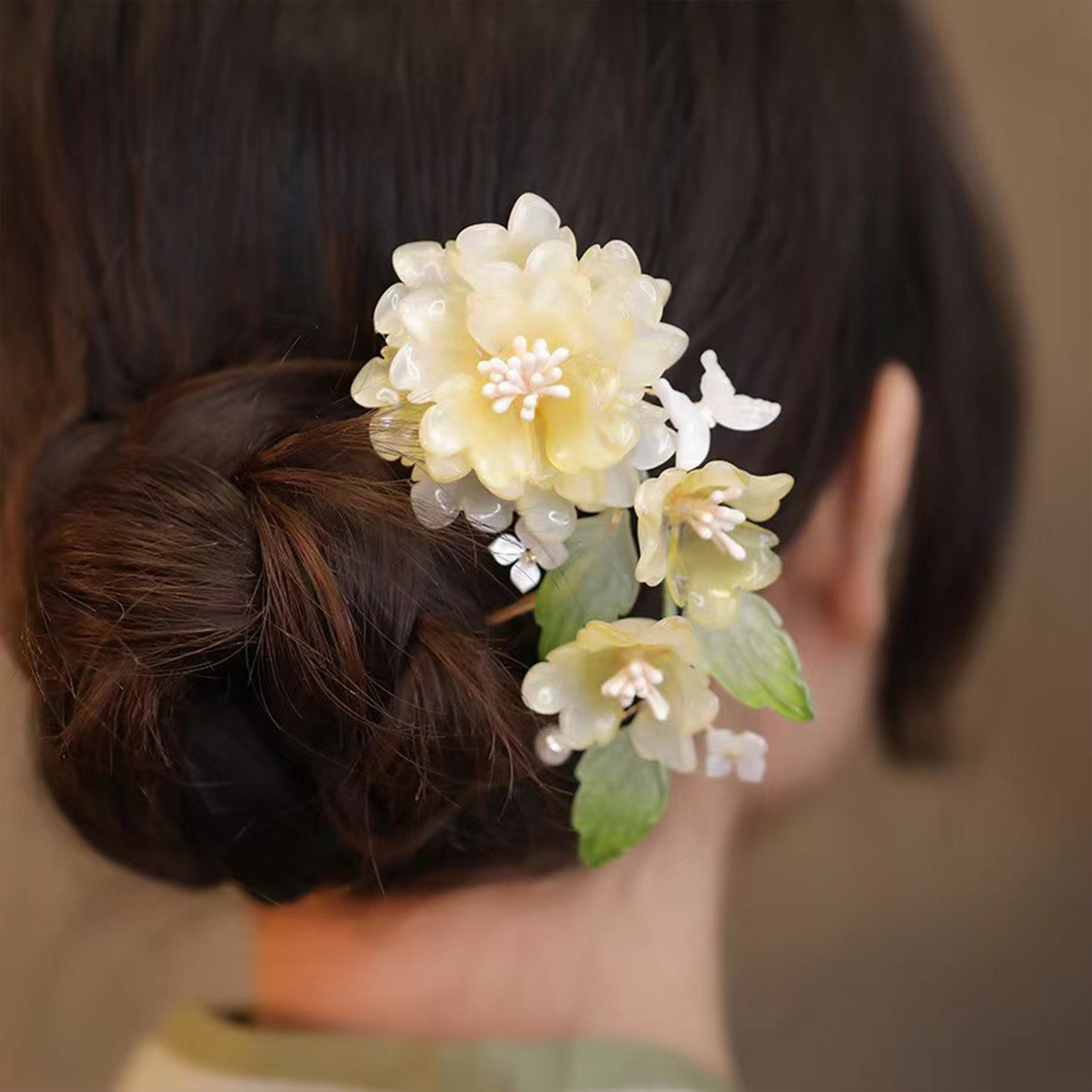 Wedding Supply Store - Jepit Rambut Bentuk U Bunga Aksesoris