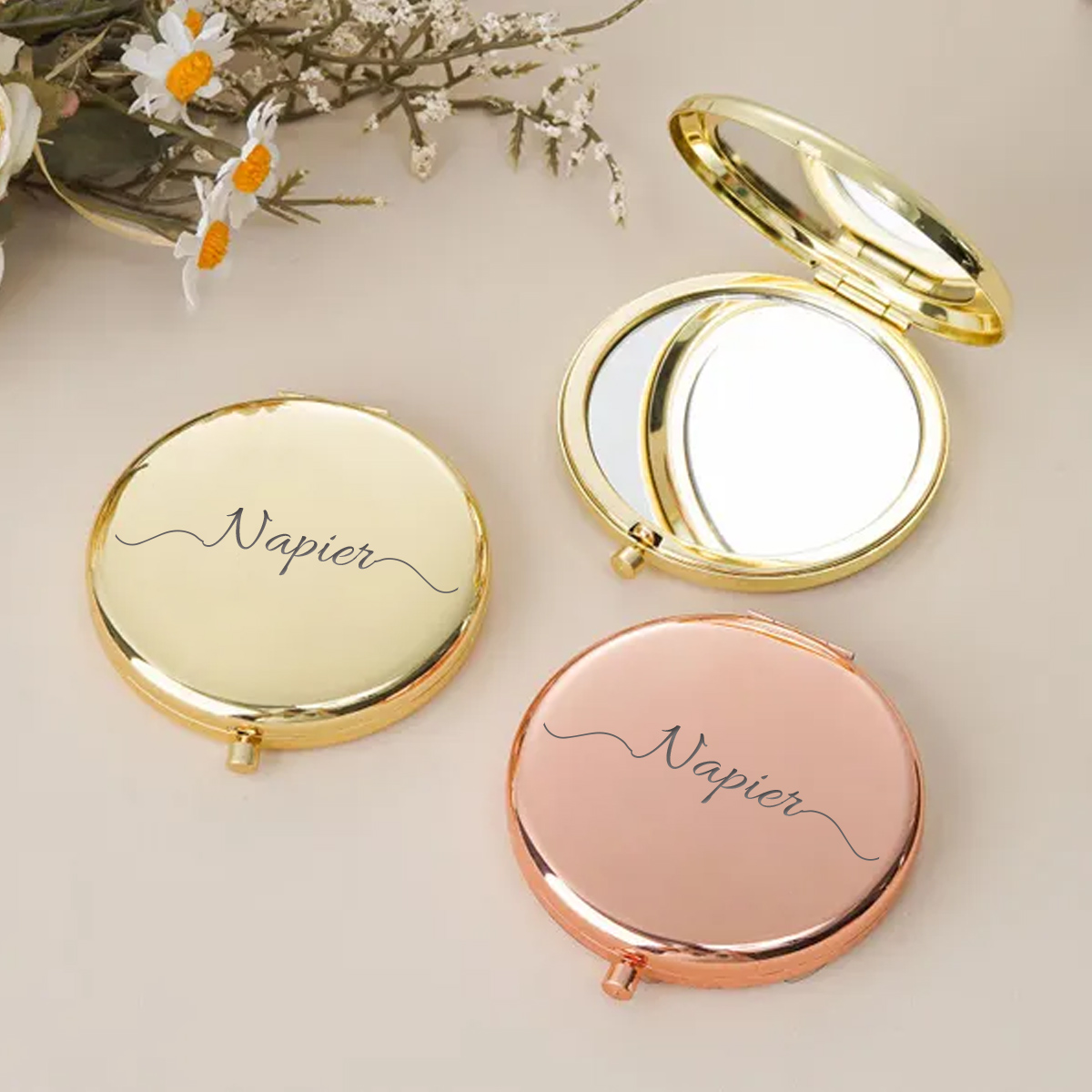 Wedding Supply List - 1 buah Cermin Lipat Cantik Contoh
