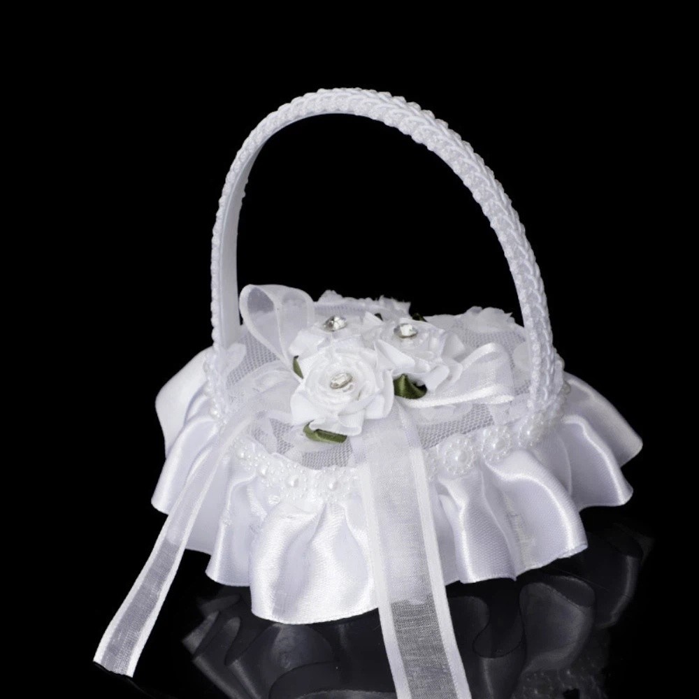 Ring Bearer Pillow - Kotak Cincin Berbentuk Hati dengan Renda