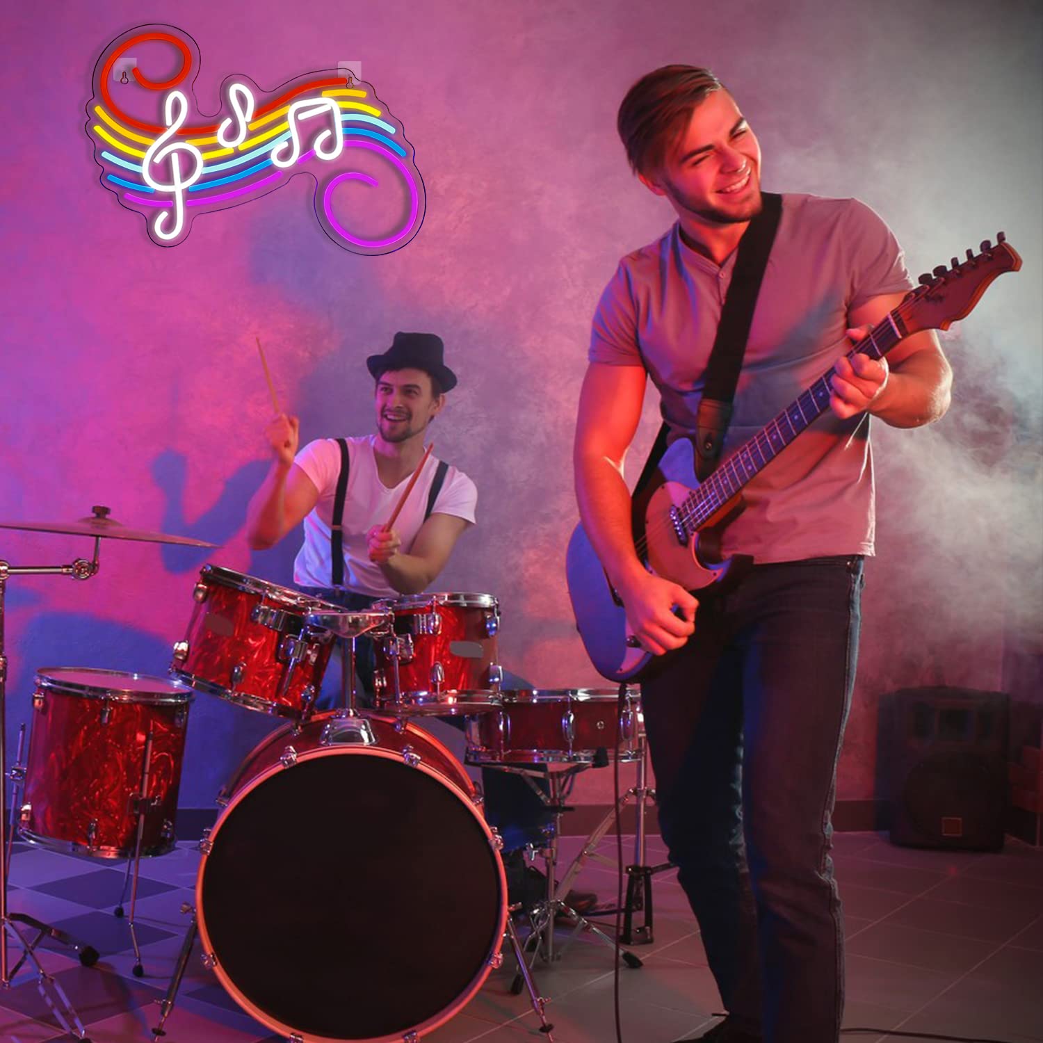 Lampu Neon Tanda Not Musik, Da - Wedding Led ulasan dan harga