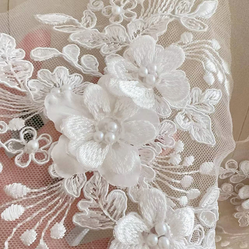 2PCS=1Pasang, Bordir Tali Muti - Wedding Dress Supply ulasan dan harga