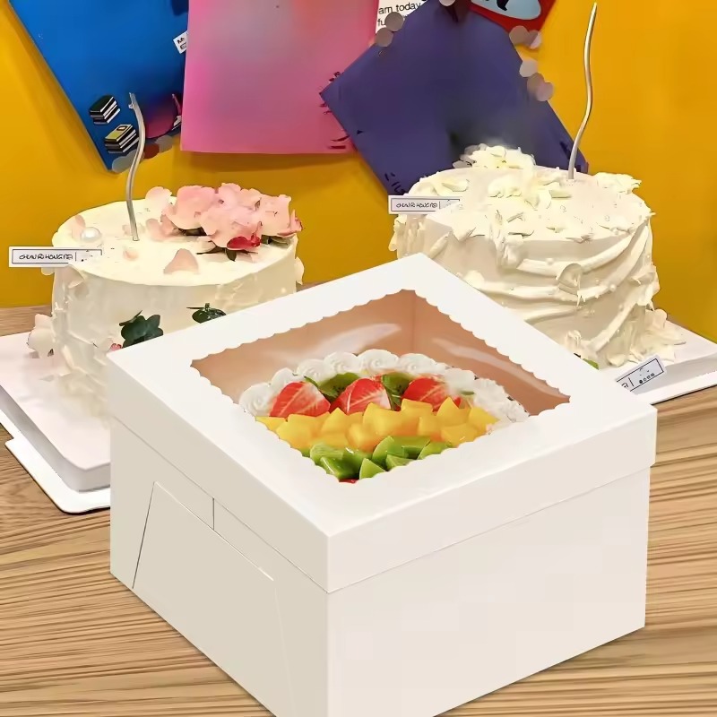 Yes2/4/6 Buah Kotak Kue Putih  - Wedding Cake Supply ulasan dan harga