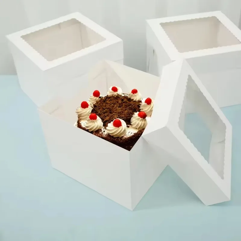 Yes2/4/6 Buah Kotak Kue Putih  - Wedding Cake Supply ulasan dan harga