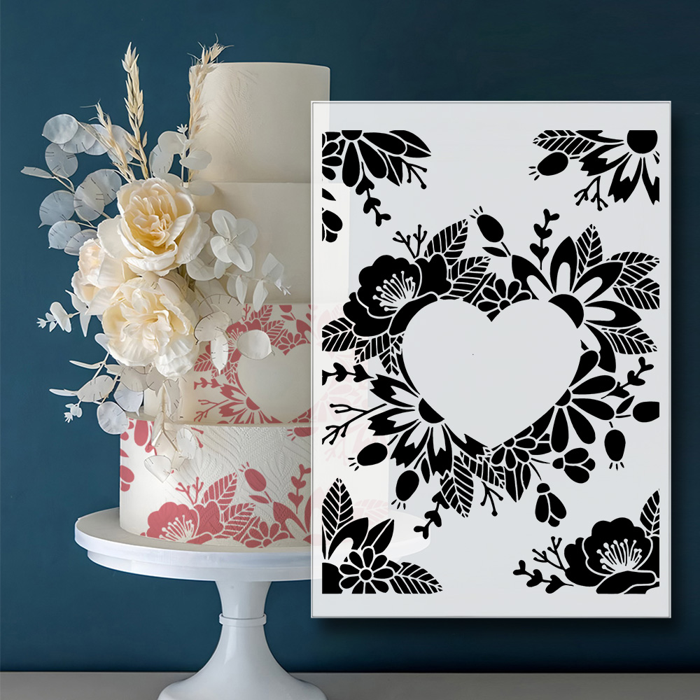 Stensil Semprot Kue Multi Pola - Wedding Cake Supply ulasan dan harga