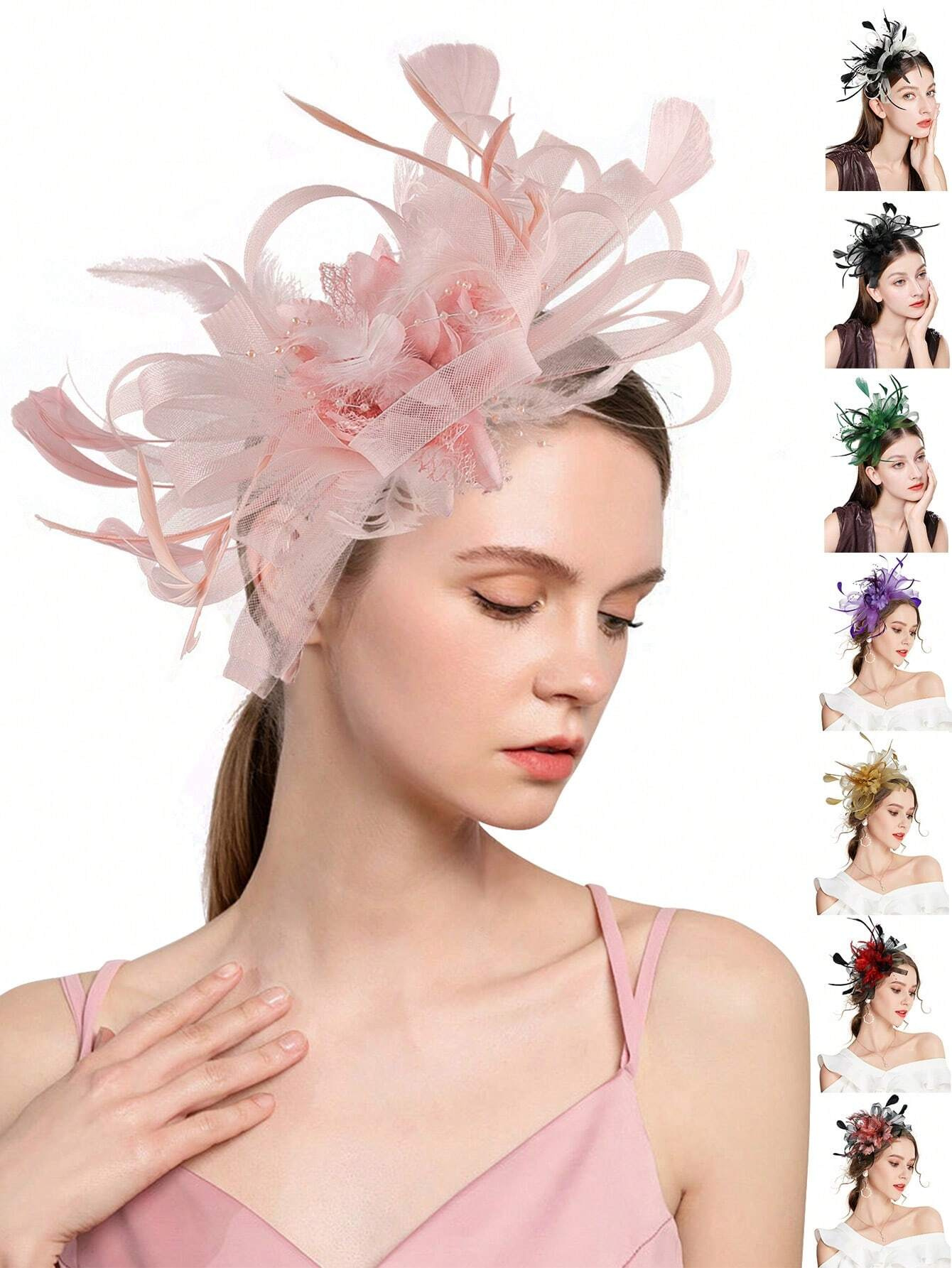 1 Buah Ikat Kepala Fascinator  - Wedding Dress Supply ulasan dan harga