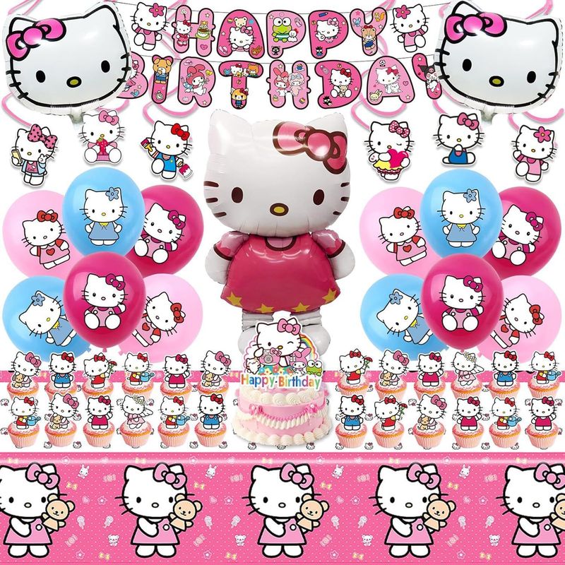 Dekorasi Pesta Hello Kitty: Sp - Confetti Balloon Set ulasan dan harga