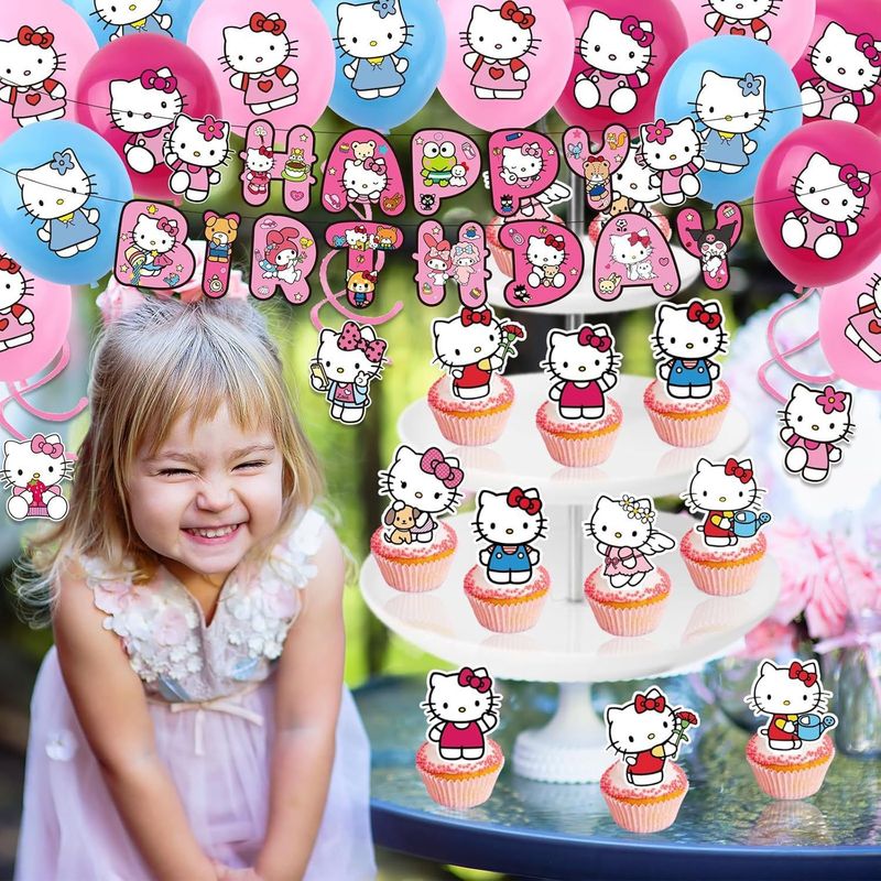 Dekorasi Pesta Hello Kitty: Sp - Confetti Balloon Set ulasan dan harga