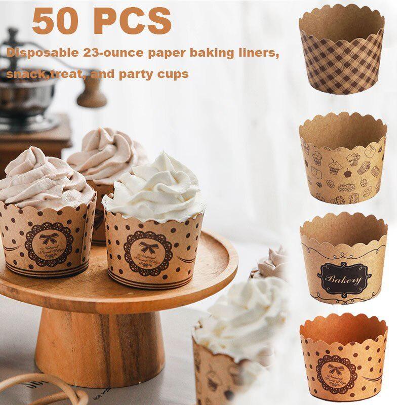 50 buah/pak pembungkus cangkir - Wedding Cake Supply ulasan dan harga