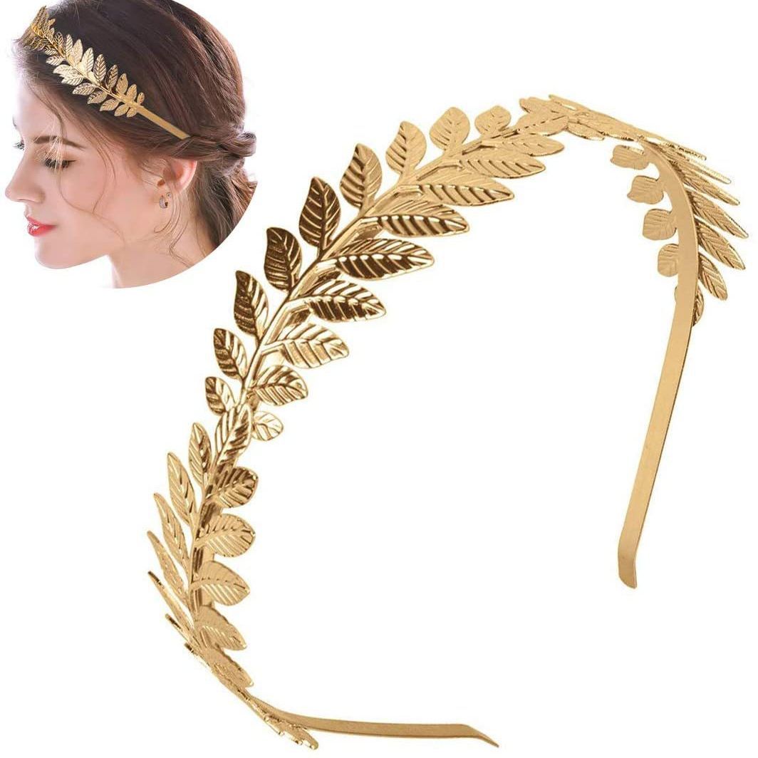Bando daun logam emas barok, h - Wedding Supply Store ulasan dan harga