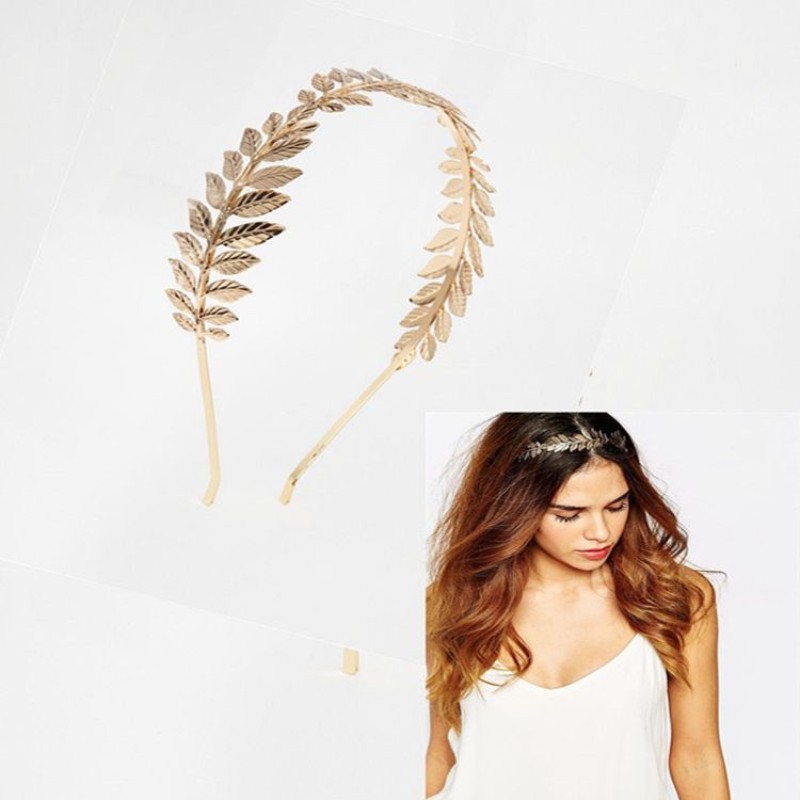 Bando daun logam emas barok, h - Wedding Supply Store ulasan dan harga
