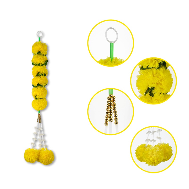 Lampu Hias Bunga Marigold Deko - Indian Wedding Decor Supply ulasan dan harga