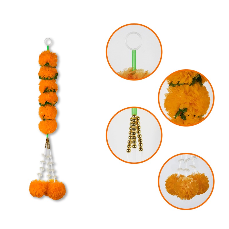 Lampu Hias Bunga Marigold Deko - Indian Wedding Decor Supply ulasan dan harga