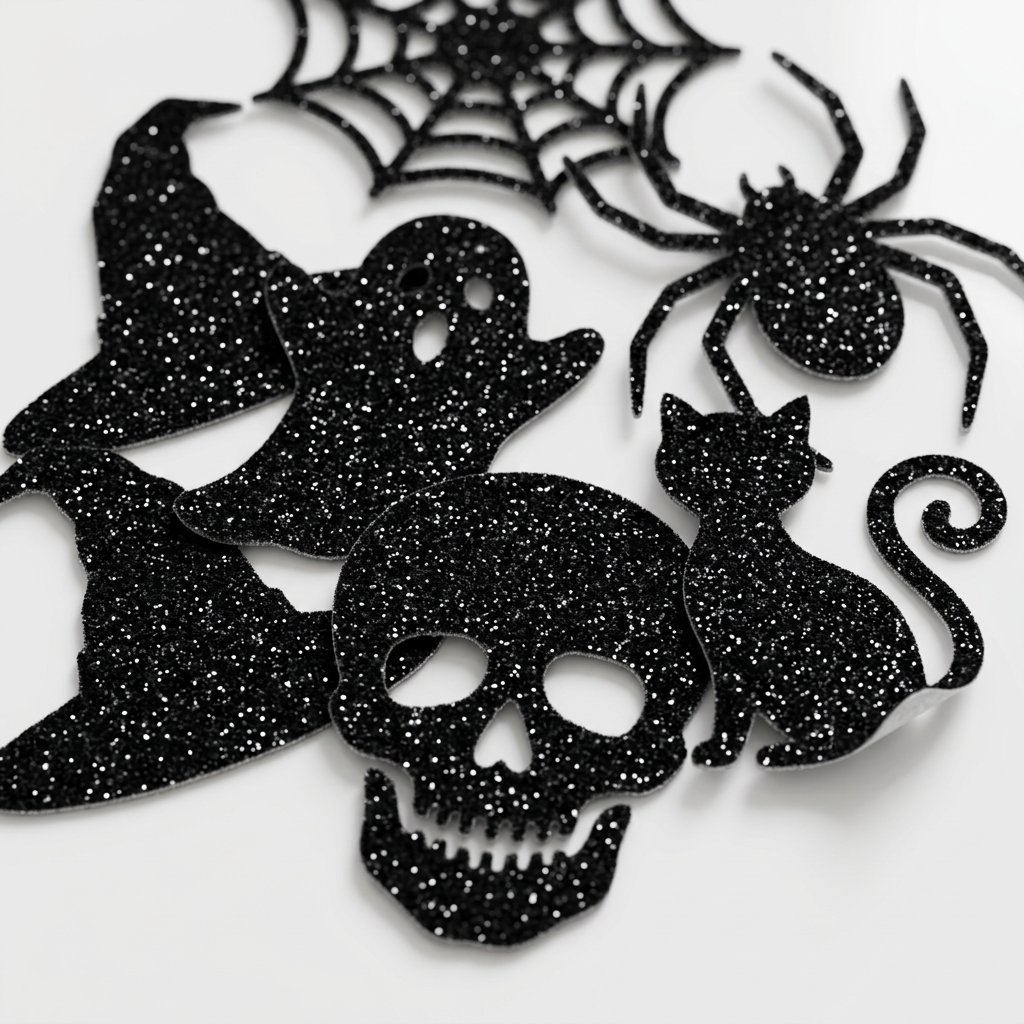 Konfeti Halloween 120Pcs Glitt - Papercraft Supply Confetti ulasan dan harga