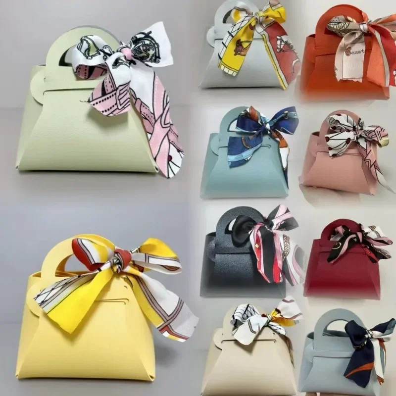 10 buah tas hadiah merah muda  - Wedding Supply List ulasan dan harga