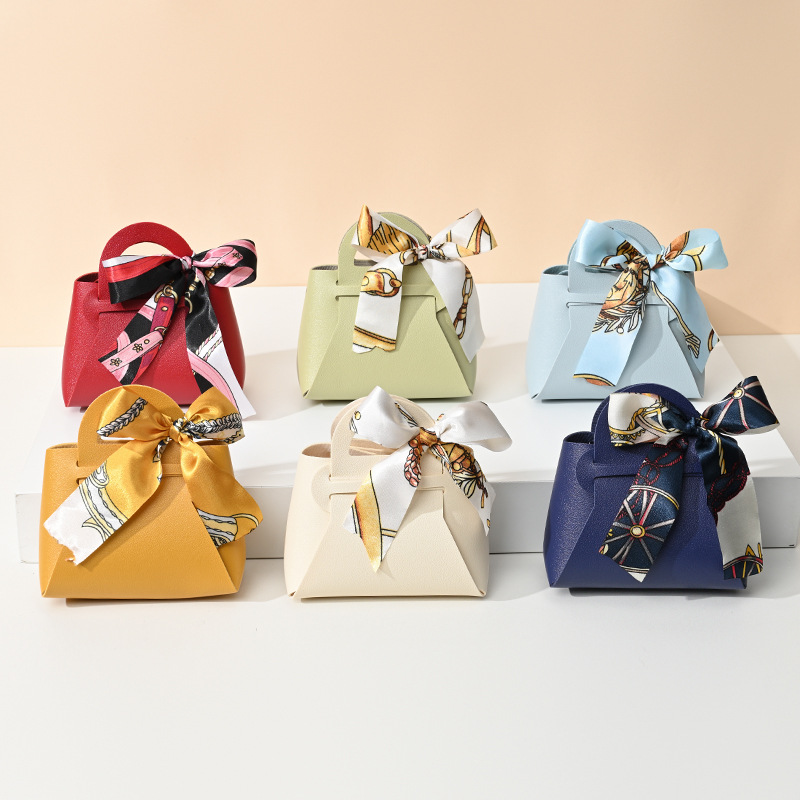 10 Buah Tas Hadiah Kulit Biru  - Wedding Supply List ulasan dan harga