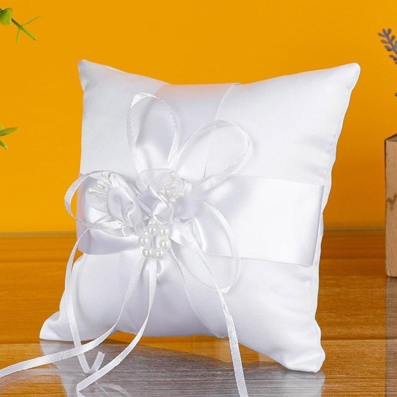 P9FE Pernikahan Mutiara Bantal - Ring Bearer Pillow ulasan dan harga