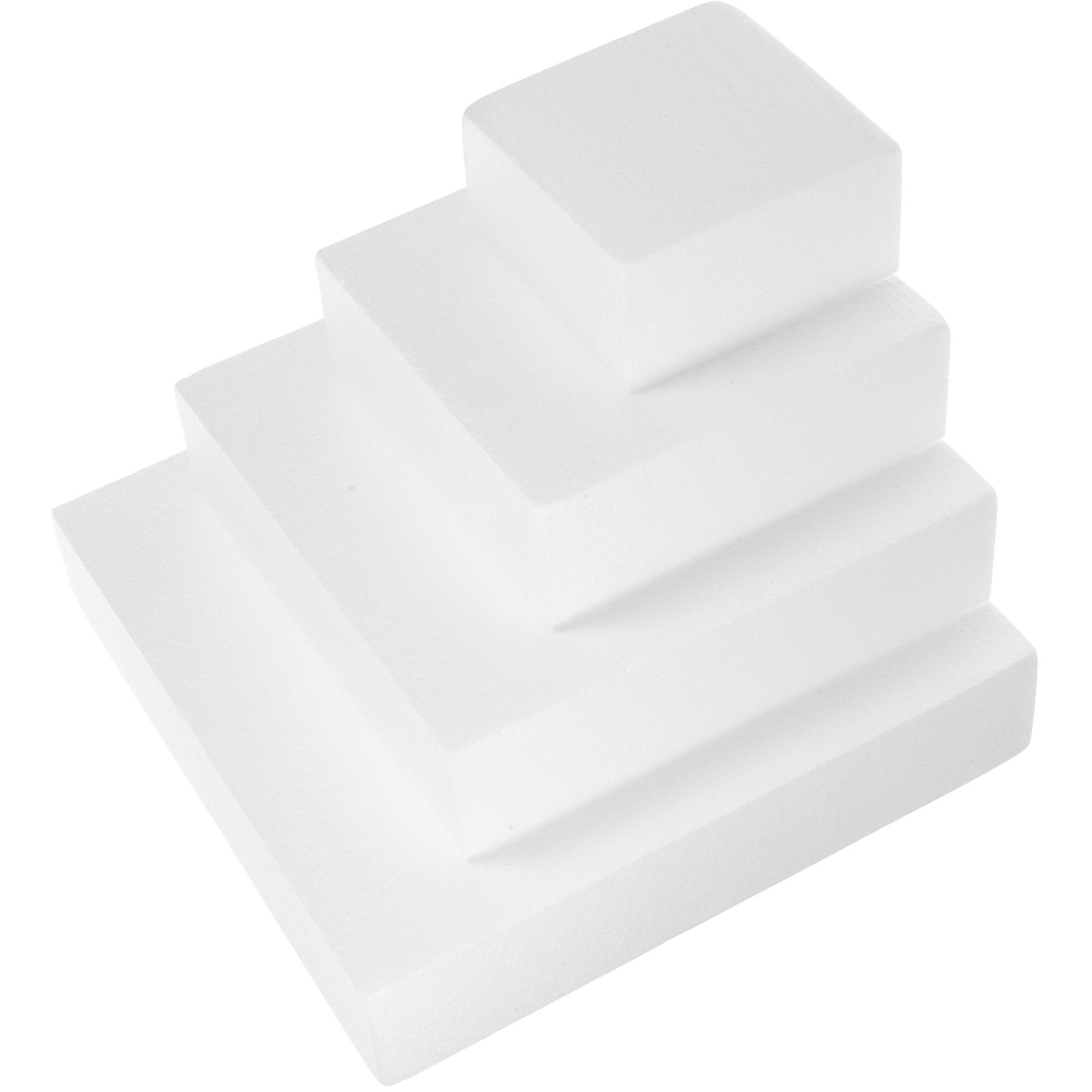 4Pcs Kue Dummy Putih untuk Dek - Wedding Cake Supply ulasan dan harga